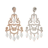 Royal Romance Margaret Rose Gold Statement Earrings
