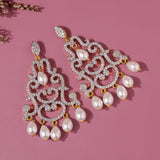 Royal Romance Margaret Gold Statement Earrings