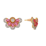 Royal Romance Ayiana Gold Stud Earrings