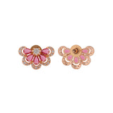 Royal Romance Ayiana Rose Gold Stud Earrings