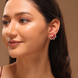Royal Romance Ayiana Rose Gold Stud Earrings