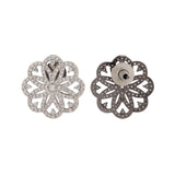 Sparkling Elegance Love Bloom Stud Earrings