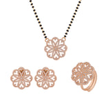Sparkling Elegance Rose Bloom Mangalsutra Gift Set