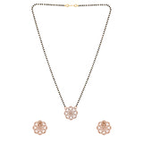 Sparkling Elegance Rose Bloom Mangalsutra Gift Set