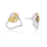 Valentine’s Day Sweetheart Ribbon Mismatched Earrings