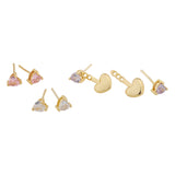 Valentines Day Interchangeable Heart Drop Earring
