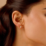 Valentines Day Interchangeable Heart Drop Earring