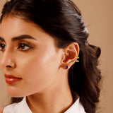 Valentines Day Cupid Heart Ear Cuff Earrings
