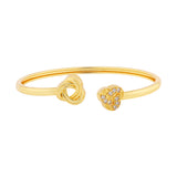 Valentine’s Day Eternal Love Dual-Knot Gold Bracelet