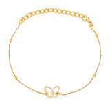 Valentine’s Day Golden Flutter Chain Bracelet