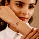 Valentine’s Day Golden Flutter Chain Bracelet