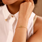 Valentine’s Day Golden Flutter Chain Bracelet