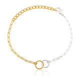 Valentine’s Day Golden Linked Circles Bracelet