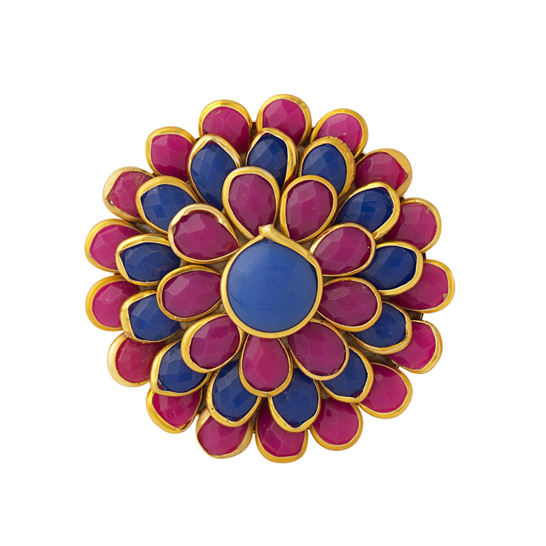 Colorful Ring In Pacchi Design For Women