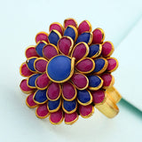 Colorful Ring In Pacchi Design For Women