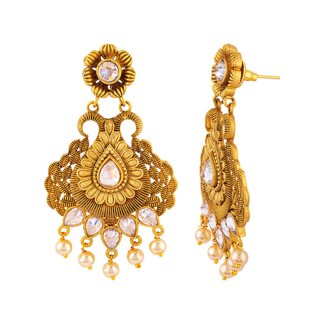 Golden Reprise Antique Inspired Earrings
