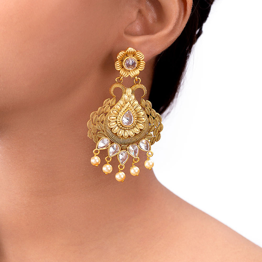 Golden Reprise Antique Inspired Earrings