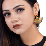 Antique Inspired Embellished Earrings