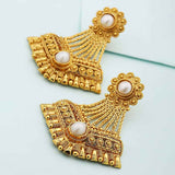 Women's Earrings Graced With Pearl Beads