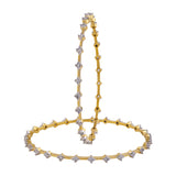 Zircon Gems Embellished Bangles