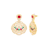 Heavily Embellished Ethnic Drop Earrings