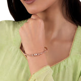 Modern Design Zircons Adorned Bracelet