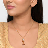 Faux Pearls Embellished Mangalsutra