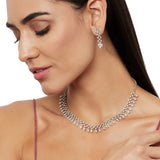Generic Charming Leafy Necklace Set
