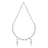 Classic Silver Plated Brass Necklace Set
