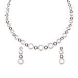 Classic Silver Plated Brass Necklace Set