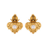 Golden Reprise Kalash Inspired Earrings