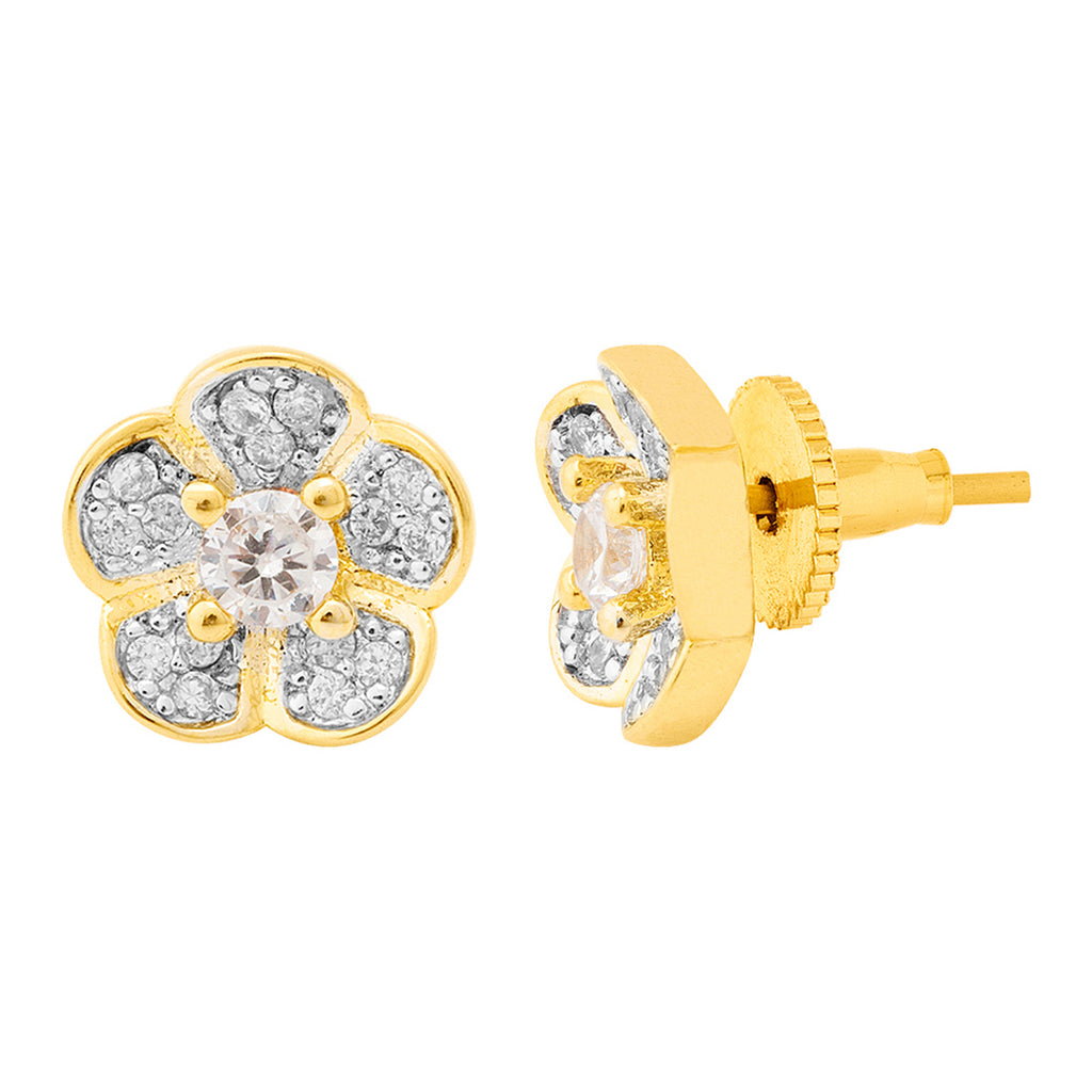 Flower design stud earrings Clearance