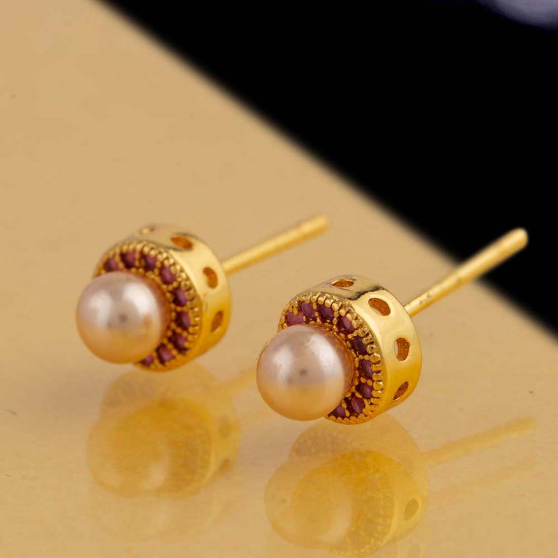 Pearl and Gems Earrings