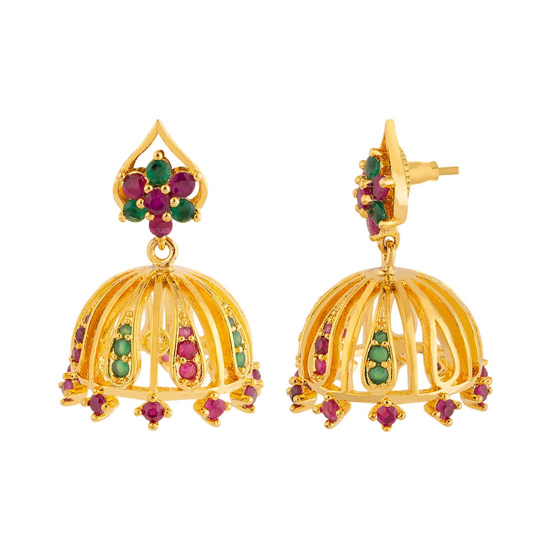 Swarnam Jhumka Style Earrings