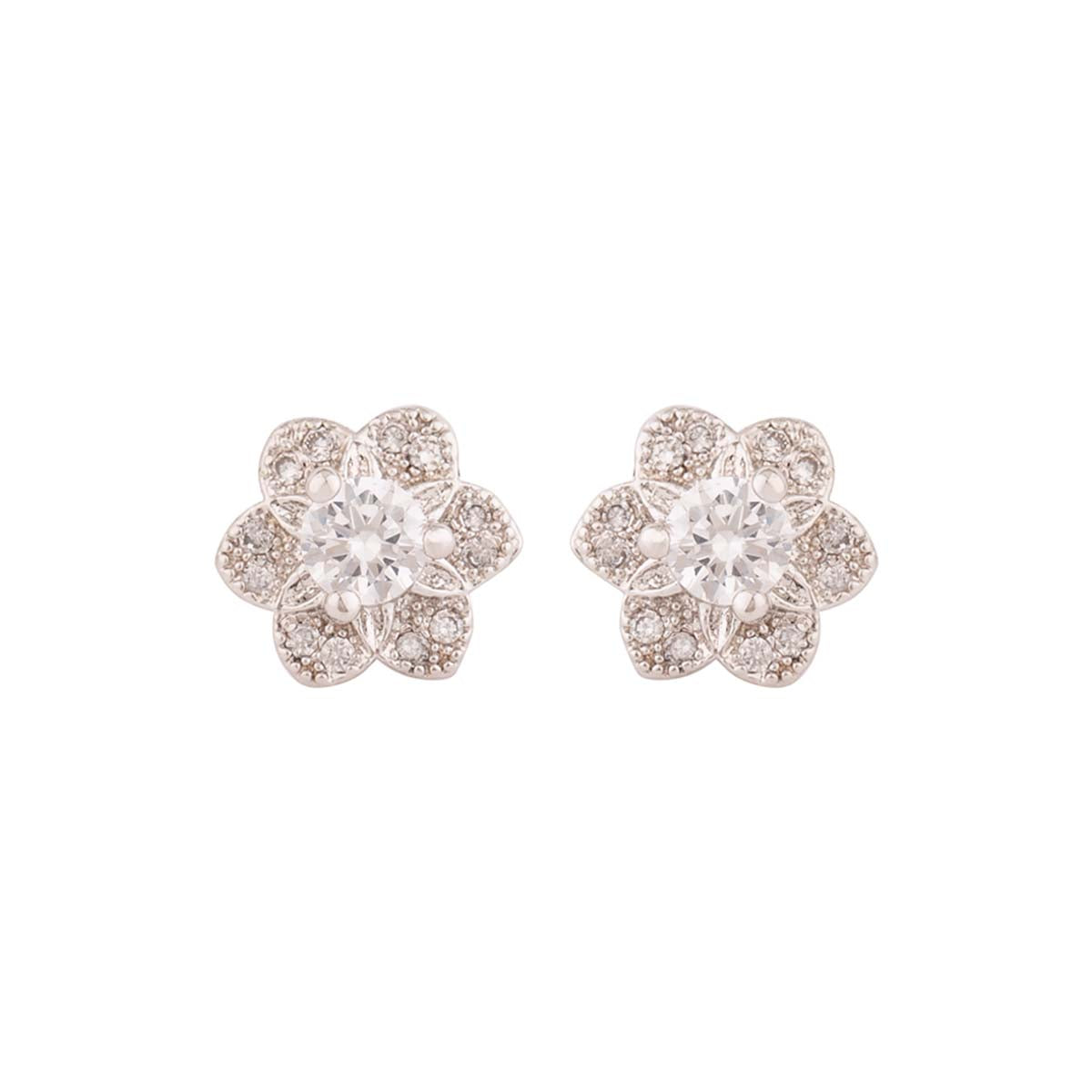 Tiny Floral Stud Earrings