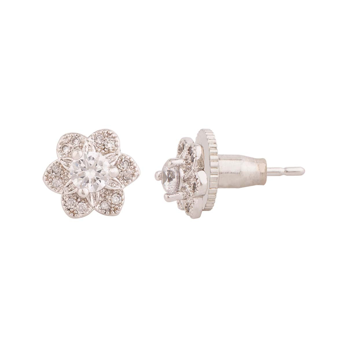 Tiny Floral Stud Earrings