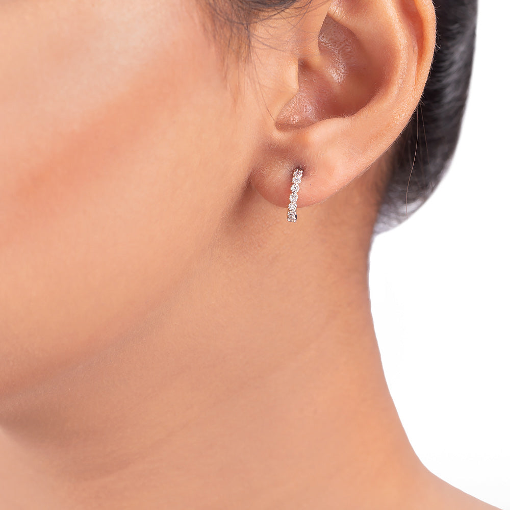 Silver Plated Open Earrings