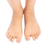 CZ Gems Adorned Brass Toe Rings