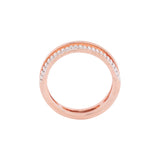 Cutwork Design Rose Gold Plated Ring