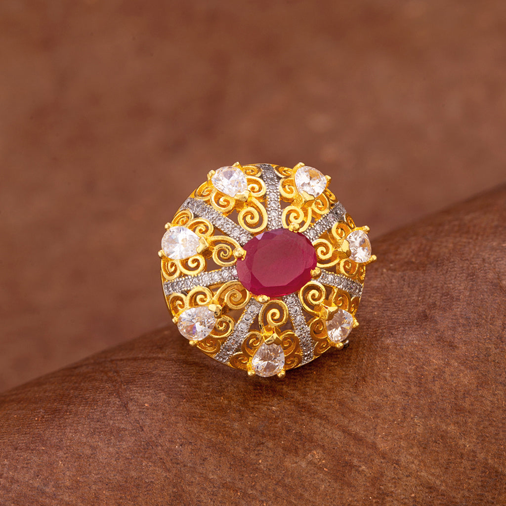 Filigree Pattern Statement Ring – VOYLLA
