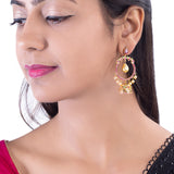 Faux Pearls Jhumka Drop Earrings