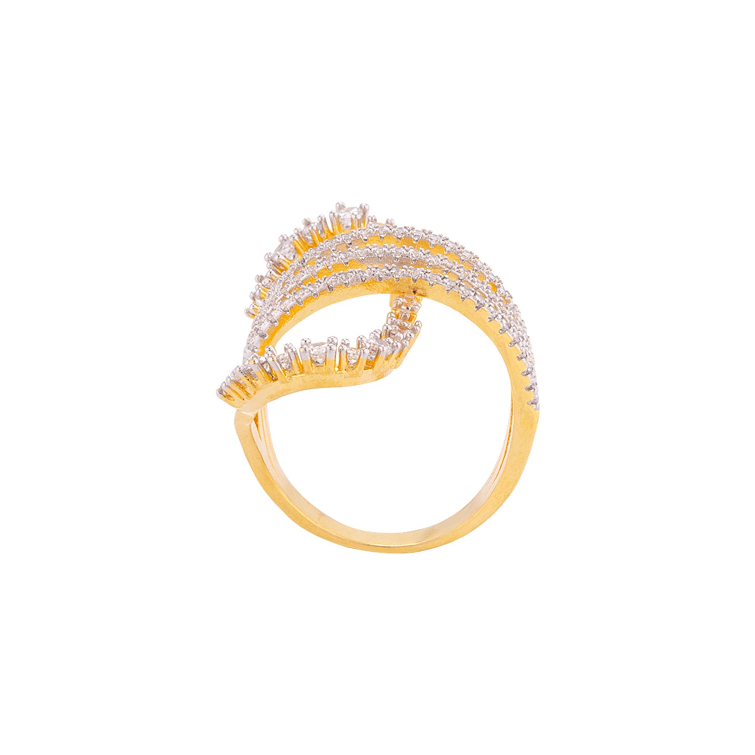 Designer Inspired Brass Finger Ring