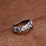 Zircon Gemstones Embellished Band Ring