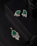 Green Emerald Pendant Set
