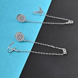 Silver Plated Long Dangling Earrings