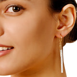 CZ Gold Plated Beautiful Earrings