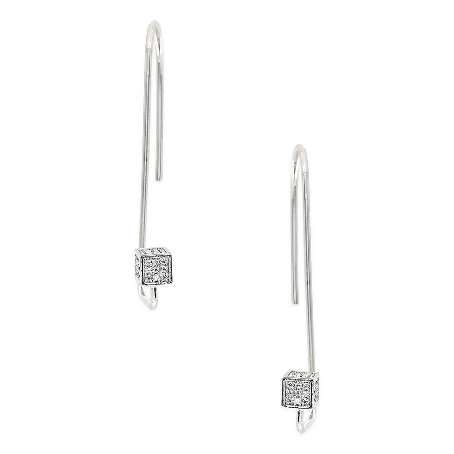 Stylish Silver Plated Earrings