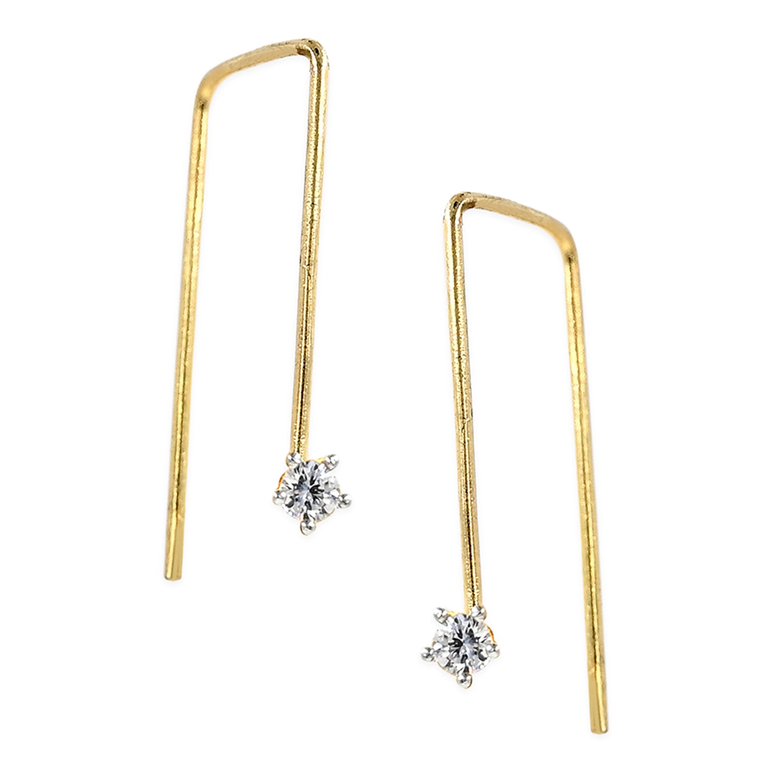 Gold Plated Classic Earrings