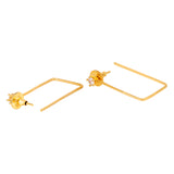 Gold Plated Classic Earrings