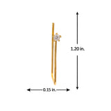 Gold Plated Classic Earrings